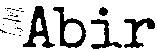 iamAbir - site logo